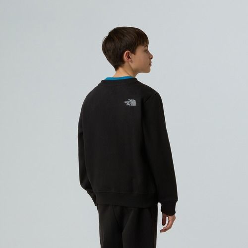 Gyerek pulóver The North Face Reflective Logo Relaxed Crew black