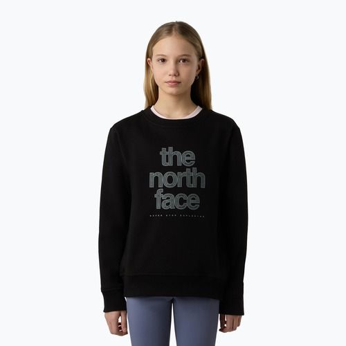 Női pulóver The North Face Reflective Logo Relaxed Crew fekete