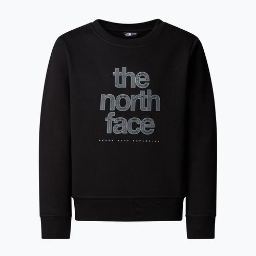 Női pulóver The North Face Reflective Logo Relaxed Crew fekete
