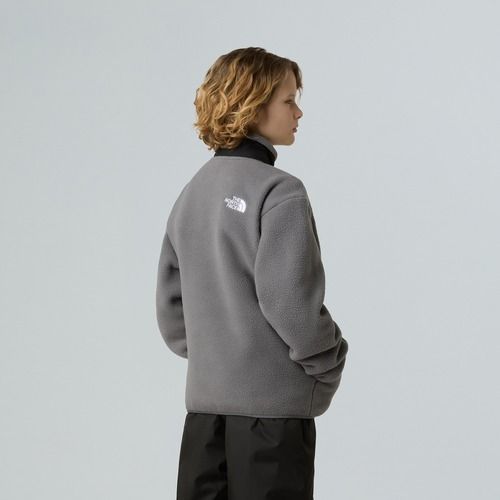 Gyermek gyapjú pulóver The North Face Yumiori Full Zip füstölt gyöngyház/fekete