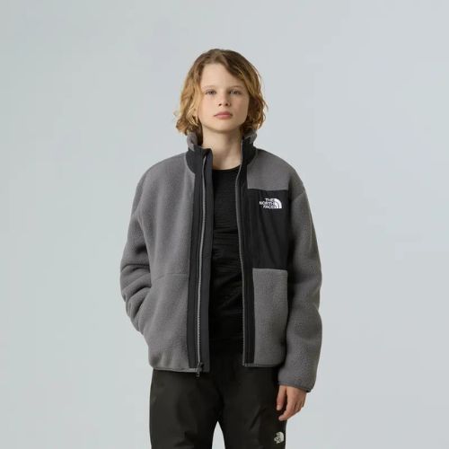Gyermek gyapjú pulóver The North Face Yumiori Full Zip füstölt gyöngyház/fekete
