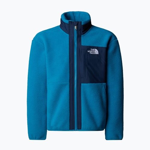 Gyermek gyapjú pulóver The North Face Yumiori Full Zip szürkéskék/summit navy