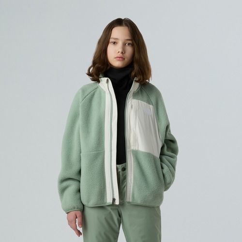 The North Face Yumiori Full Zip pala moha/fehér dűne gyermek fleece melegítőfelső