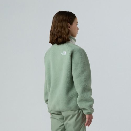 The North Face Yumiori Full Zip pala moha/fehér dűne gyermek fleece melegítőfelső