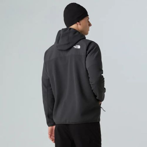 Férfi pulóver The North Face Glacier Heavyweight Full Zip HD aszfalt szürke/fekete