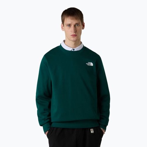 Férfi pulóver The North Face Simple Dome Crew vadász zöld
