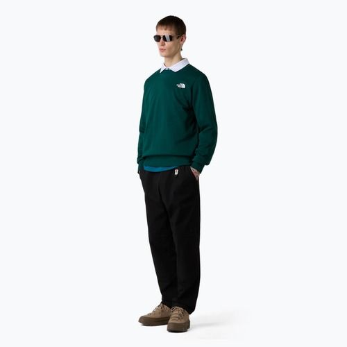 Férfi pulóver The North Face Simple Dome Crew vadász zöld