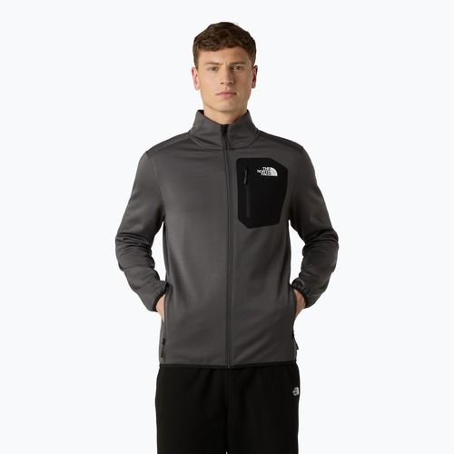 Férfi pulóver The North Face Crest Fz antracit szürke/fekete