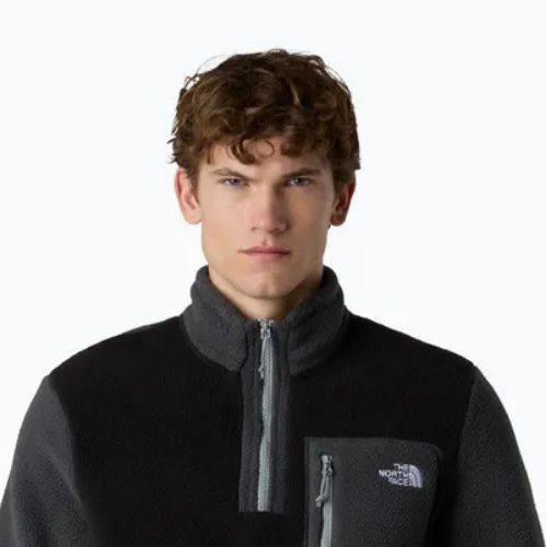 Férfi The North Face Yumiori 1/4 Zip pulóver fekete/aszfalt szürke/monument szürke