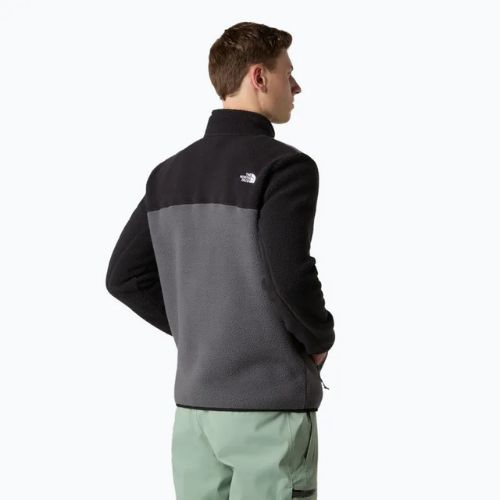 Férfi The North Face Yumiori Full Zip pulóver antracit szürke/fekete/monument szürke