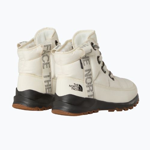 Női téli csizma The North Face Thermoball Lace Up Luxe Wp Gardenia White/Black