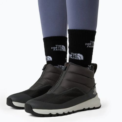 Női hócipő The North Face Thermoball Progressive Zip II Wp antracit szürke/fehér hamu