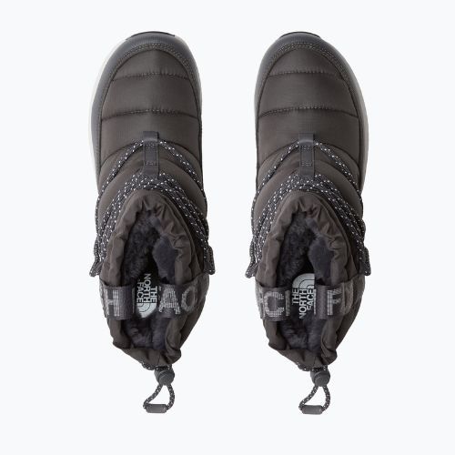 Női téli csizma The North Face Thermoball Lace Up WP anthracite grey/white ash