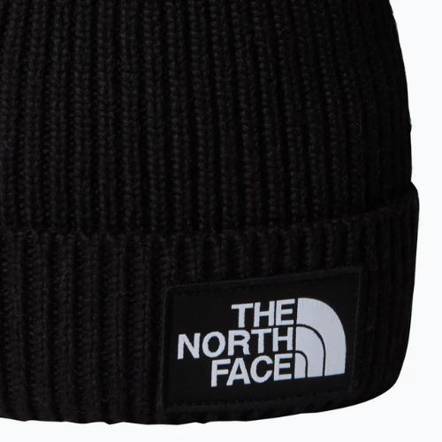 The North Face logós dobozos, mandzsettás gyermek téli sapka