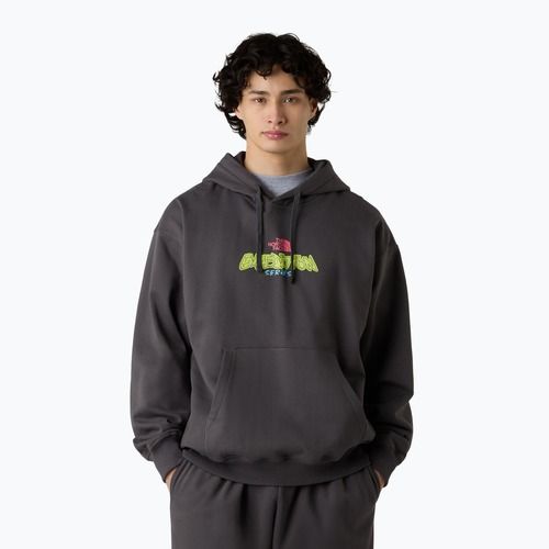Férfi kapucnis pulóver The North Face Expedition Celebration Oversized Hoodie anthracite grey