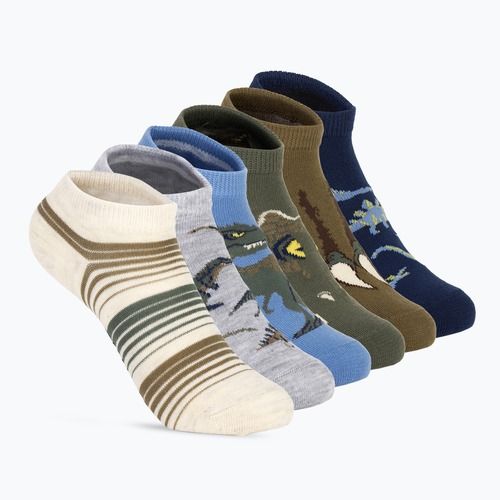 Gyerek zokni SKECHERS 1/2 Terry Low Cut 6 pár olive