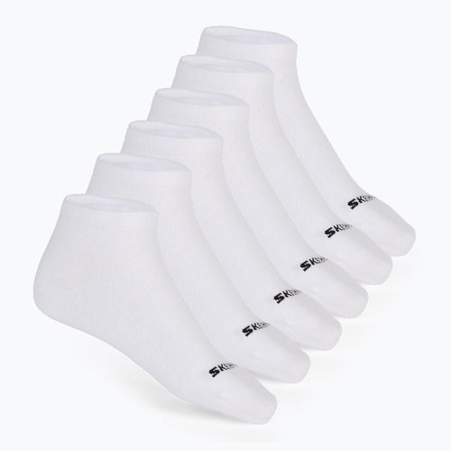 Férfi zokni SKECHERS Non Terry Low Cut 6 pár white traditional