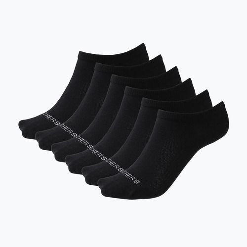 Női zokni SKECHERS Non Terry Low Cut 6 pár black
