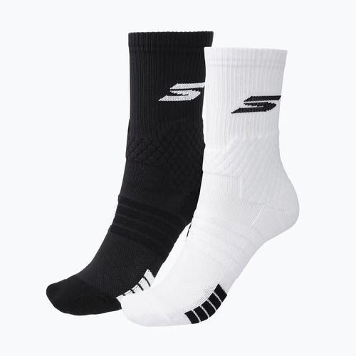 Férfi zokni SKECHERS Select Terry Crew 2 pár white/black