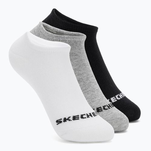 Gyerek zokni SKECHERS Non Terry No Show 3 pár white/grey