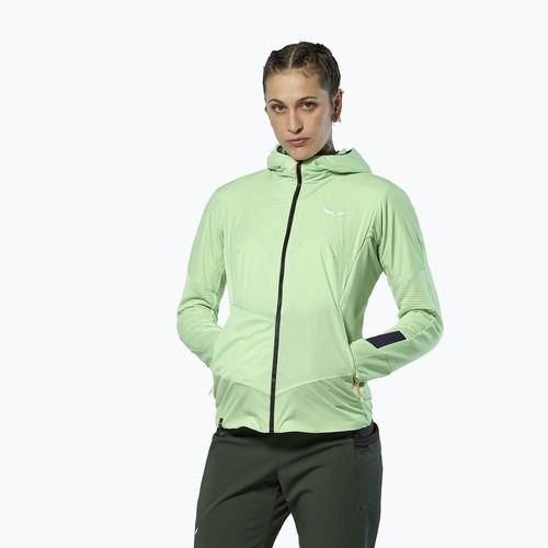 Női széldzseki Salewa Pedroc Polarlite Wind Hood pastel green