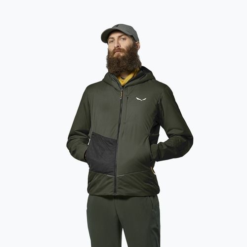 Férfi hibrid dzseki Salewa Pedroc Tirol Wool Air Hybrid dark olive