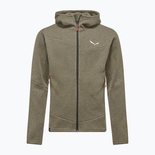 Férfi túra pulóver Salewa Puez Rocca Polarlite Hood quicksand