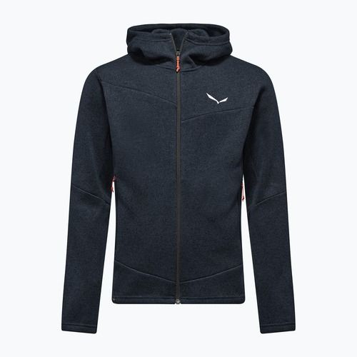 Férfi polárpulóver Salewa Puez Rocca Polarlite Hood navy blazer