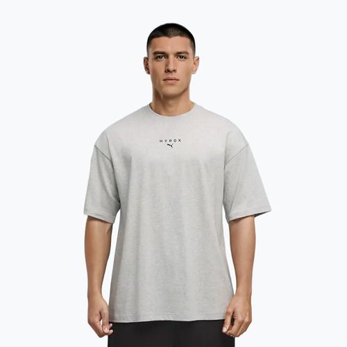 Férfi edzőpóló PUMA x HYROX Lifestyle Tee szürke