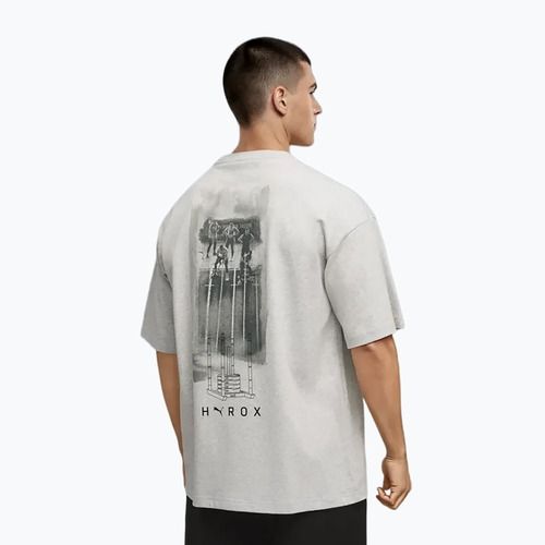Férfi edzőpóló PUMA x HYROX Lifestyle Tee szürke