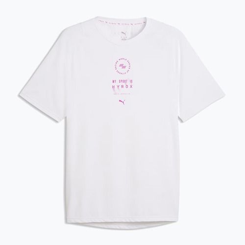 Férfi edzőpóló PUMA x HYROX Dryelite Training Tee fehér