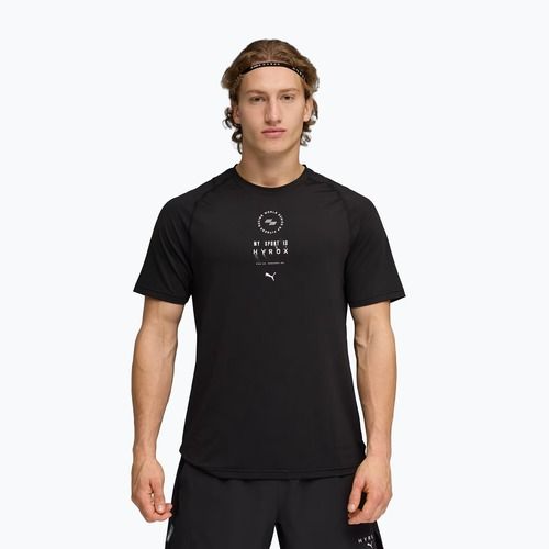 Férfi edzőpóló PUMA x HYROX Dryelite Training Tee fekete
