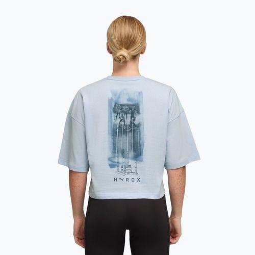 Női edzőpóló PUMA x HYROX Cropped Lifestyle Tee szürke