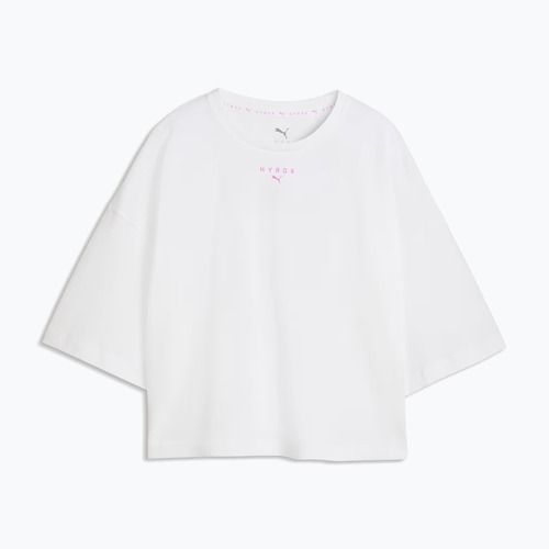 Női edzőpóló PUMA Hyrox Cropped Lifestyle Tee fehér