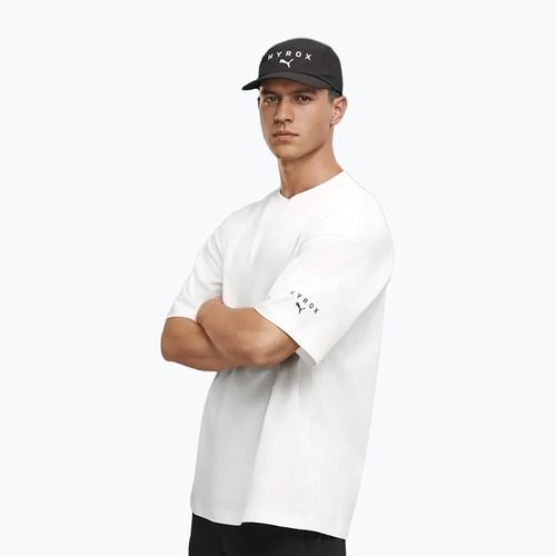 Férfi edzőpóló PUMA Hyrox City Lifestyle Tee fehér