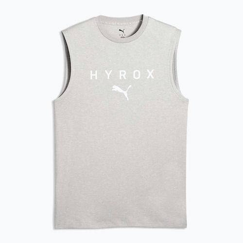 Férfi edzőpóló PUMA x HYROX Cutoff Tank szürke