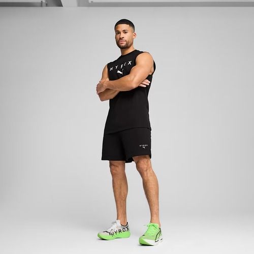 Férfi edzőpóló PUMA x HYROX Cutoff Tank fekete