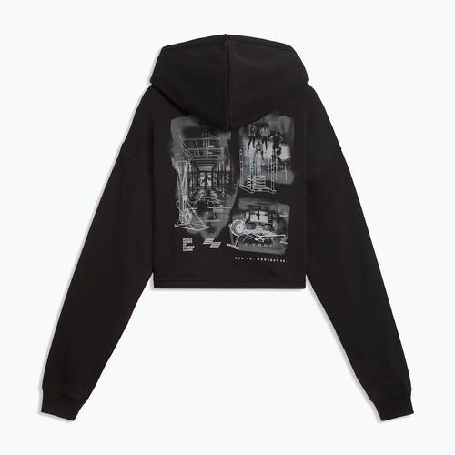 Női edzőpulóver PUMA x HYROX Heavyweight Hoodie fekete