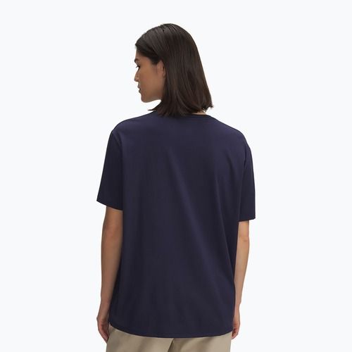 Női edzőpóló Under Armour Rival Campus midnight navy/arany liga