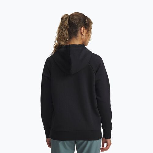 Női Under Armour Rival Feelce Shimmer kapucnis pulóver fekete/irizáló