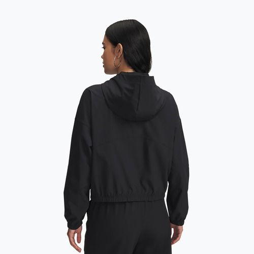 Női dzseki Under Armour Rival Woven Hoody black/black/white