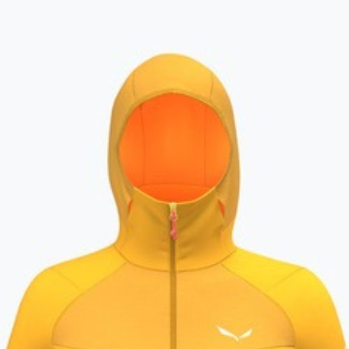 Női trekking pulóver Salewa Agner PL Hooded gold