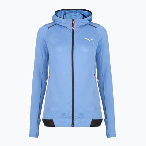 Női trekking pulóver Salewa Pedroc PL Hooded morning blue