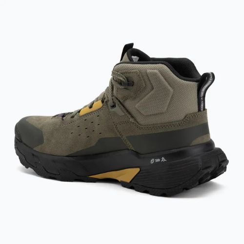 Férfi túracipő Salewa Pedroc 2 Leather Mid PTX faded green/dark olive