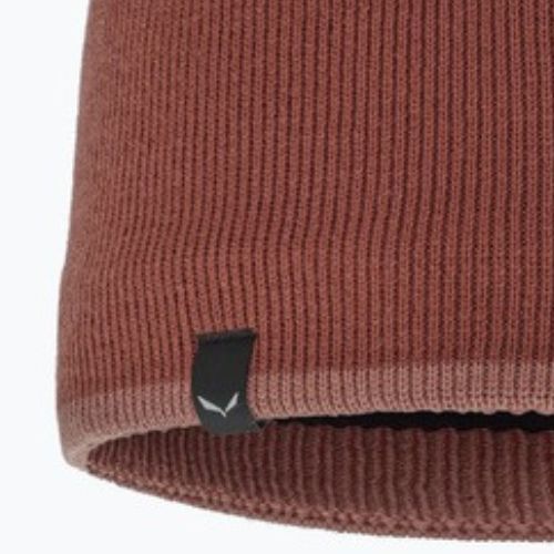 Gyerek téli sapka Salewa Kids Merino etruscan red