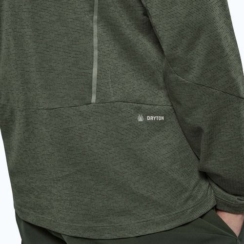 Férfi hosszú ujjú póló Salewa Pedroc Dry Wind Half Zip Tee faded green