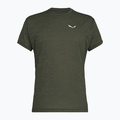 Férfi póló Salewa Puez Melange Dry faded green melange