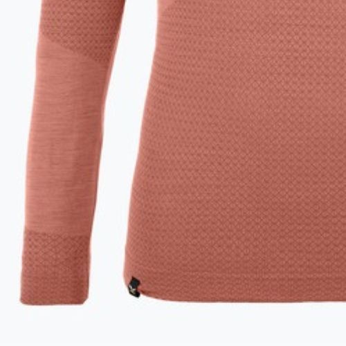 Gyerek termoaktív hosszú ujjú felső Salewa Zebru Med Warm AMR Etruscan Red