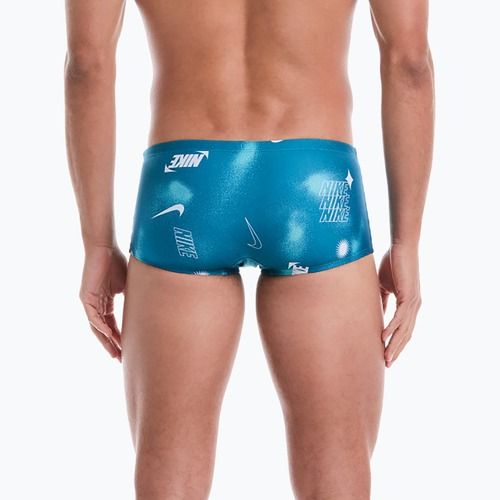 Férfi úszóslip Nike Hydrastrong Square Leg Brief green abyss