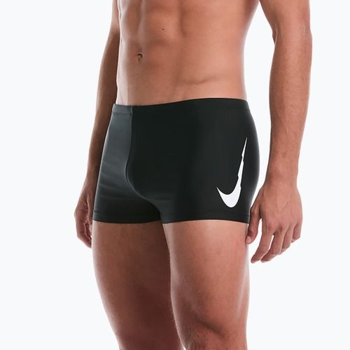 Férfi úszóboxer Nike Logo Graphic Square Leg black